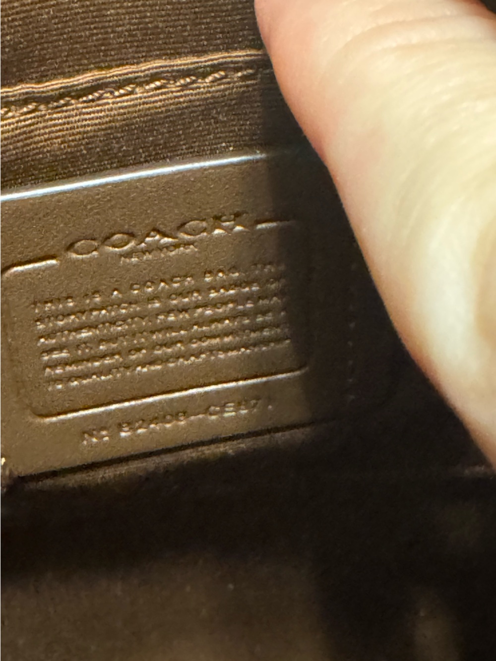 Coach Rowan File Bag Mustard Yellow Pebbled Leather Crossbody - Picture 4 of 5